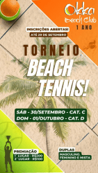 Torneio Beach Tennis - Okka 1 ano