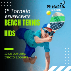 1º Torneio Beneficente Pé N'Areia - Kids Open