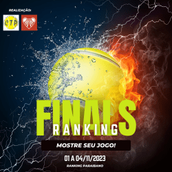 FINALS RANKING PARAIBANO - 01 a 04 de novembro - Carlos Alcaraz: 65º ao 80º