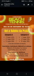 2⁰ OPEN CLUBE NAAREIA  - Duplas Mistas A - Rei/Rainha da Praia