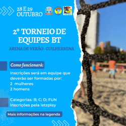 2° Torneio  de Equipes BT - Praia Grande/Arena Guilhermina  - Torneio Equipe B