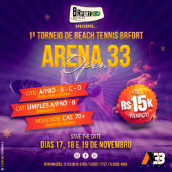 1º TORNEIO BEACH TENNIS BRFORT ARENA 33 - D MASC