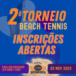 2• TORNEIO DE BT ARENA 3P - Iniciante misto