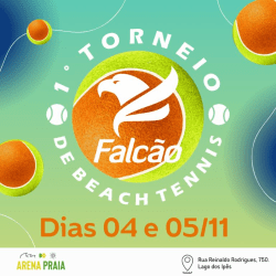 1º Torneio Falcão de Beach Tennis - Arena Praia - Campos Gerais - Cat. Mista C/D