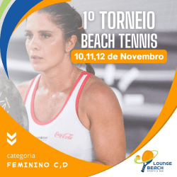 1º Torneio de Beach Tennis Lounge Beach  - Feminino C