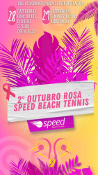 2° OUTUBRO ROSA/ SPEED BEACH TENNIS - OPEN - FEMININA