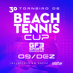 GF3 SPORTS BEACH TENNIS CUP 2023 - C MASCULINA