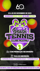 1º TORNEIO ABERTO DE BEACH TENNIS CLUBE PICA-PAU - MASCULINO SUB14