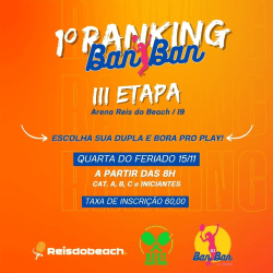 1º Ranking Ban Ban - Etapa 3 - Cat B - 1º Ranking Ban Ban - Etapa 3