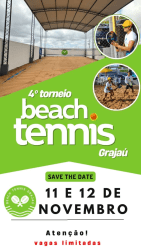 4º Torneio Beach Tennis Grajaú - Dupla Masculina - 11/11 