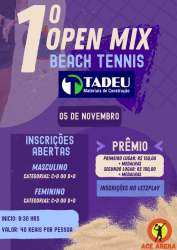 1° Open mix Tadeu materiais contrução  - Masculino C+D / D+D