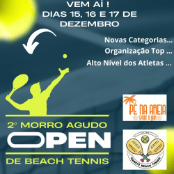 2º Morro Agudo Open de Beach Tennis  - Duplas Femininas D