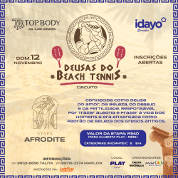 Circuito Deusas do Beach Tennis - Etapa Afrodite - Feminino B/A