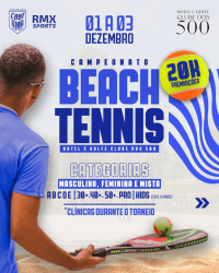 CBBT200 - Campeonato Beach Tennis Hotel e Golf Clube Dos 500 - AMADORAS - Dupla Masculino B