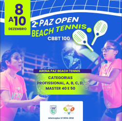 Informações do Torneio CBBT 100 - Beach Tennis Open ES 2023 - LetzPlay