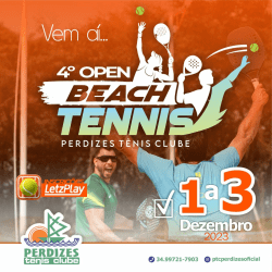 4º Open de Beach Tennis - Perdizes MG - Mista A