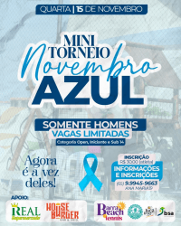 Mini Torneio Novembro Azul - Masculino Open