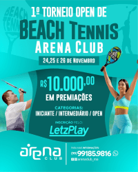 1o OPEN DE BEACH TENNIS ARENA CLUB - BACABAL - INTERMEDIÁRIO MASCULINO