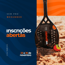 We Summer Beach Tennis - MASCULINA 35 +