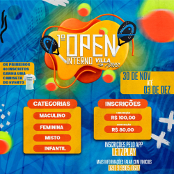 1º OPEN INTERNO VILLA BEACH ARENA  - MASCULINO 