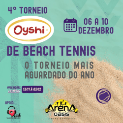 4° Torneio Oyshi de Beach Tennis - Mista D