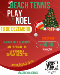 PLAY DO NOEL - ACADEMIA DO URSO - 2023 - Masculino C 