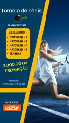 TORNEIO DE TENIS DO CABANA CLUBE - MASCULINO A