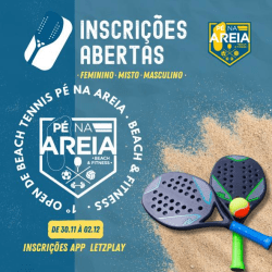 1º PÉ NA AREIA OPEN DE BEACH TENNIS - Feminino A