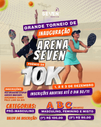 Torneio de Inauguração - CATEGORIA PRÓ MASCULINO