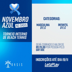 TORNEIO INTERNO NOVEMBRO AZUL