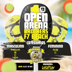 1º Open Arena Brothers F7 Beach  - A/B - Feminino