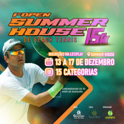 1º OPEN SUMMER HOUSE BEACH TENNIS