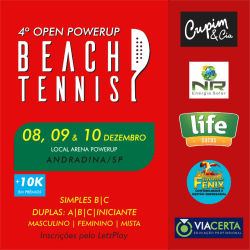 4º OPEN DE BEACH TENNIS POWERUP - MASCULINO B