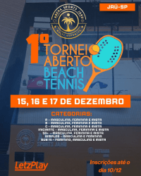 1º Torneio Aberto Beach Tennis - Mista C