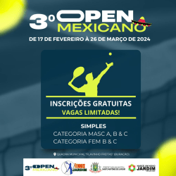 3º OPEN MEXICANO DE TENNIS  - Masculino A