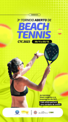 3ª Torneio Aberto de Beach Tennis CTC 2023  - FEMININA OPEN 