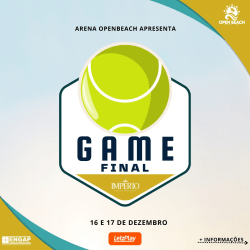 1 OPEN GAME FINAL BEACH TENNIS DO OPEN BEACH FRUTAL - 1 OPEN GAME FINAL DO OPEN BEACH FRUTAL - CAT  MISTA C