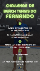 Challenge de Beach Tennis do Fernando 