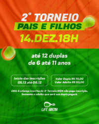 2º TORNEIO PAIS & FILHOS