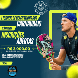 I TORNEIO DE BEACH TENNIS DOS CARNAUBAIS - OPEN MISTA 