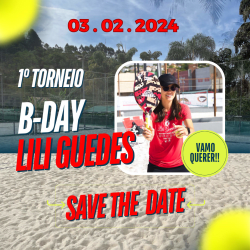 1º Torneio B-day Lili Guedes - Rainha Iniciante D