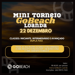 Mini Torneio Gobeach - Feminina INICIANTE