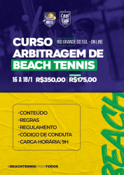 Curso de arbitragem BT - Rio Grande do Sul (ON LINE) - Curso de arbitragem BT