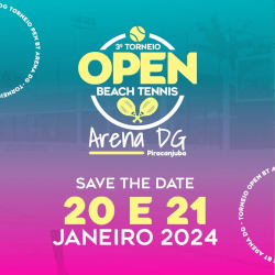 3º Torneio Open de Beach Tennis arena DG - MASCULINA INICIANTE 