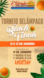 TORNEIO RELÂMPAGO DE BEACH TENNIS 2024 - MASCULINO B