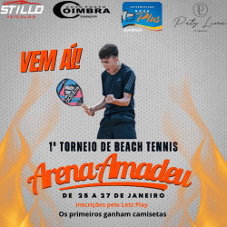 1º Torneio Beach Tennis Arena Amadeu  - Intermediário Masculina