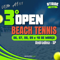 3º OPEN DE REVITALIZAÇÃO DA ARENA ATAIDE - CAT. 40+ Masculino 