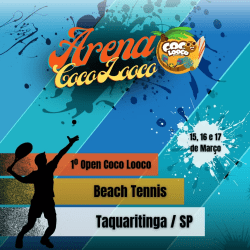 1º Open CocoLooco de Beach Tennis - Mista Iniciante