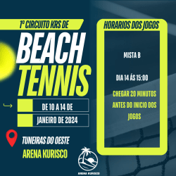 1º CIRCUITO KRS DE BEACH TENNIS  - MISTO B