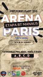 IFBT/CBBT200/FABT200 - ETAPA  ARENA PARIS - AMADOR - Dupla Feminino C